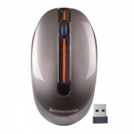 Lenovo Wireless Mouse N3903A, Ergonomic design, good touch feeling and quick response, Metal thumbnav 1