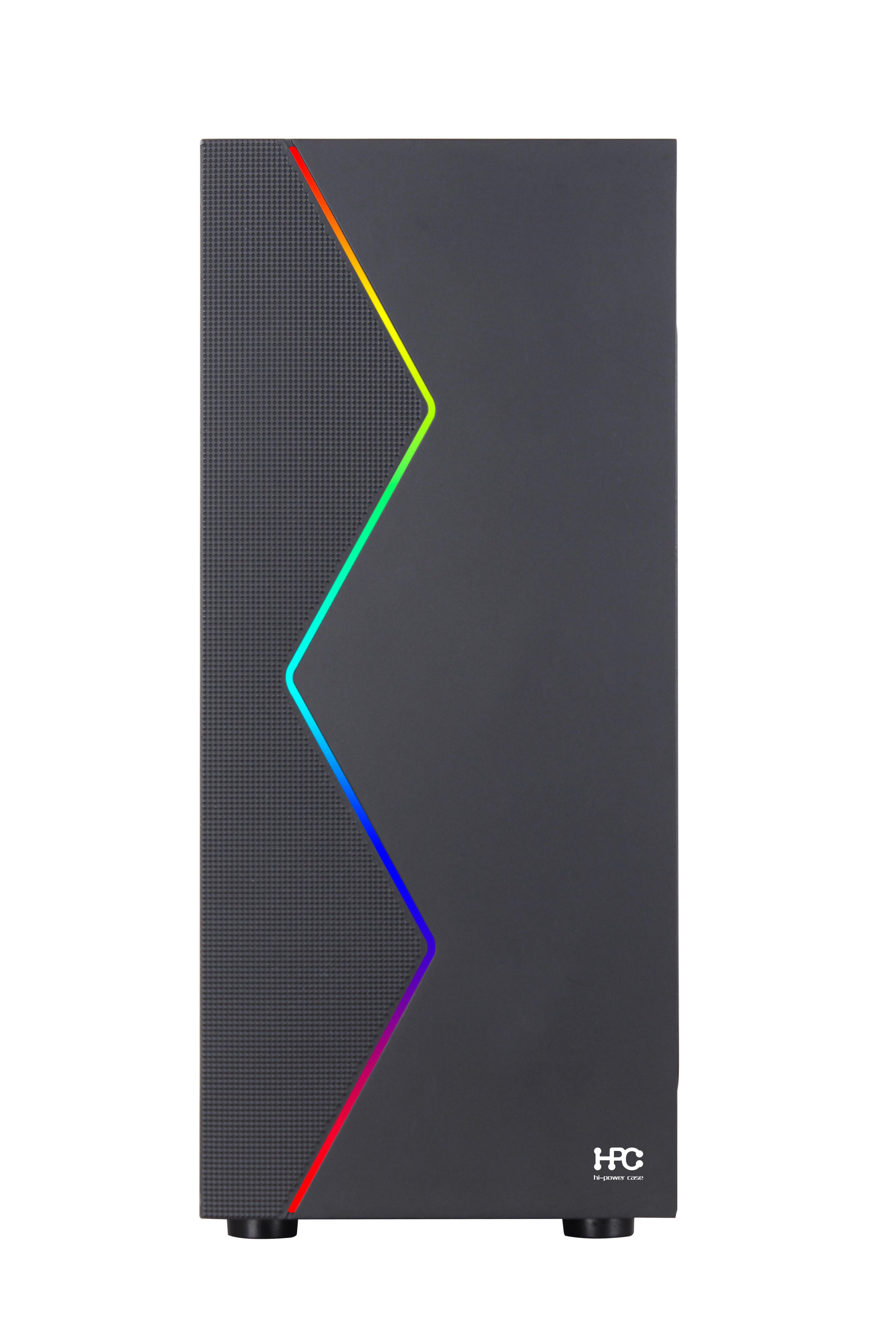 HPC P-03 ATX Case, (650W, 24 pin, 1x 8pin(4+4), 2x 8pin(6+2) 2x IDE, 4x SATA, 12cm fan), Acrylic left side panel, 1xUSB3.0, 2xUSB2.0 / HD Audio, Black photo 1