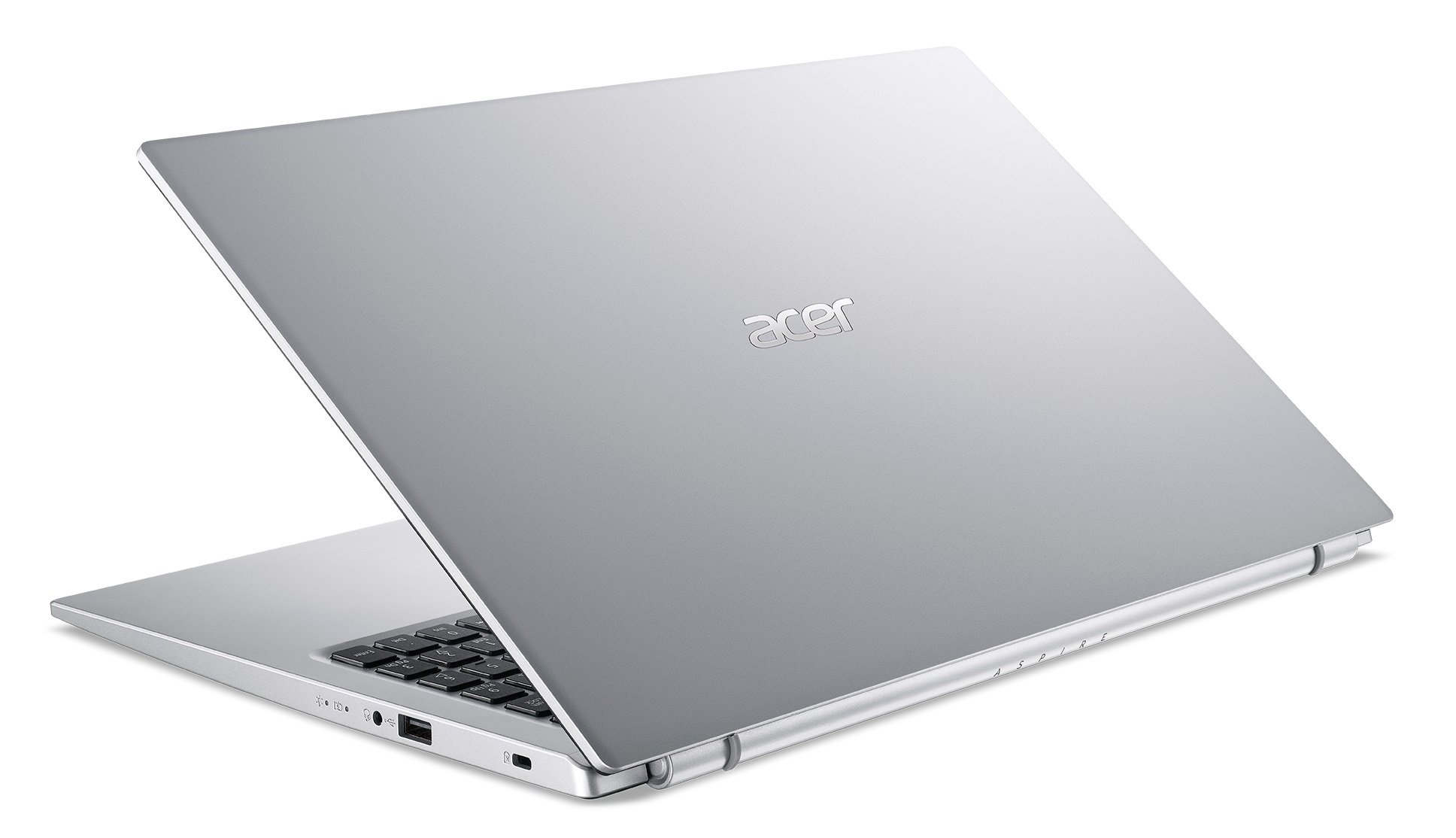 ACER Aspire A315-58 Pure Silver (NX.ADDEU.009) 15.6" FHD IPS (Intel Core i3-1115G4 2xCore 1.7-4.1GHz, 8GB (1x8) DDR4 RAM, 512GB PCIe NVMe SSD, Intel UHD Graphics, WiFi-AC/BT, RJ-45, 2cell, 720P HD webcam, RUS, No OS, 1.7kg) photo 2