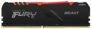Оперативная память Kingston FURY® Beast DDR4 RGB 2666 МТ/с 16ГБ
