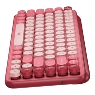 Tastatura Bluetooth Mecanica Logitech POP Keys Emoji Keys / Heartbreaker rose