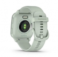 Garmin Venu Sq 2 Music Edition, Metallic Mint Bezel with Cool Mint case and Silicone Band thumbnav 2