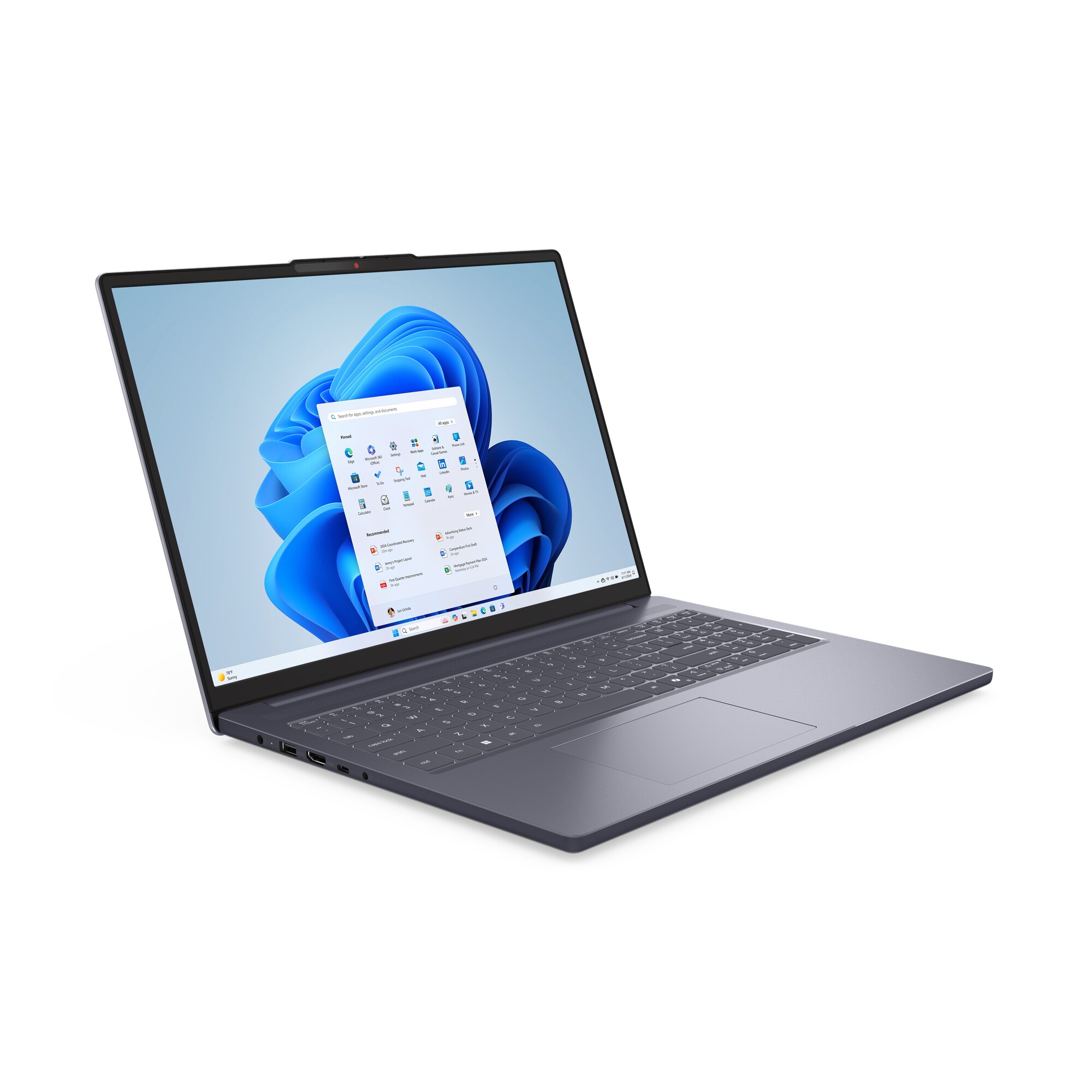 Ноутбук 16” Lenovo IdeaPad Slim 3 16IRH10R/  WUXGA/ Intel Core i5-13420H/ 16GB/ 512GB SSD/ Luna Grey photo 2