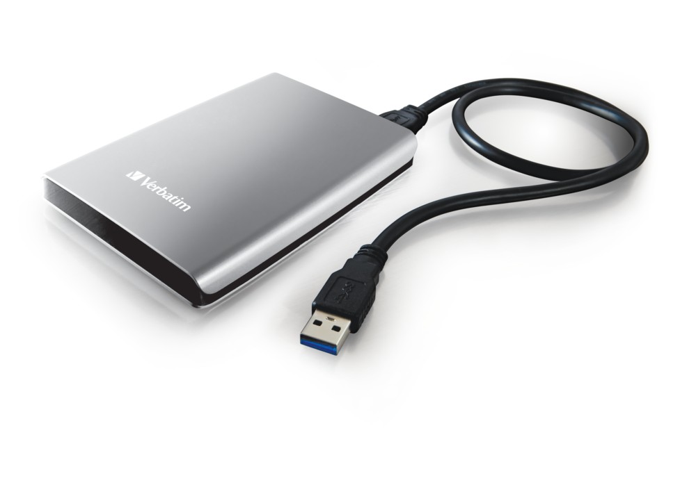 2.5” HDD Extern Verbatim Store 'n' Go G1 / USB3.0 / 1.0TB / Silver photo 3