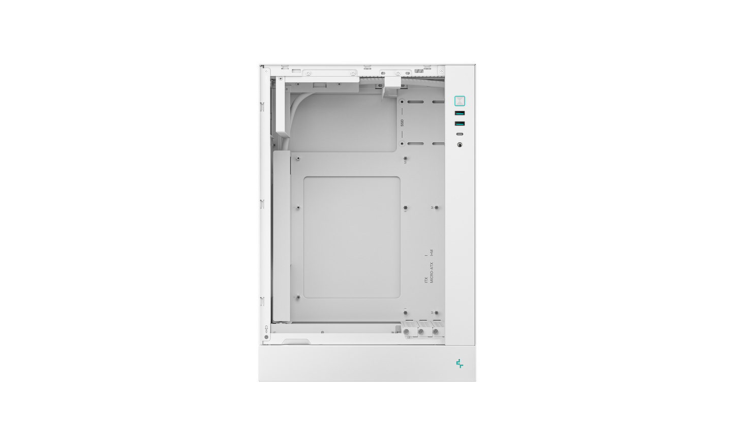 Корпус DEEPCOOL CH170 PLUS WH / w/oPSU / Side panel / ATX photo 5
