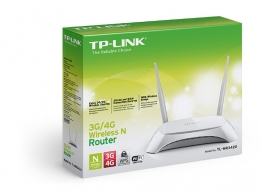 TP-LINK TL-MR3420  N300 Wireless 3G/4G Router, USB 2.0 Port for UMTS/HSPA/EVDO USB modem, 3G/WAN failover, 3G/WAN Connection Back-up, 2T2R, 300Mbps 2.4GHz, 802.11n/g/b, Built-in 4-port Switch, with 2 detachable antennas thumbnav 4