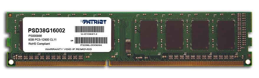Оперативная память PATRIOT Signature Line  DDR3-1600  8GB photo 1