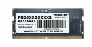 Оперативная память PATRIOT Signature Line DDR5-5600 SODIMM 16GB thumbnav 1