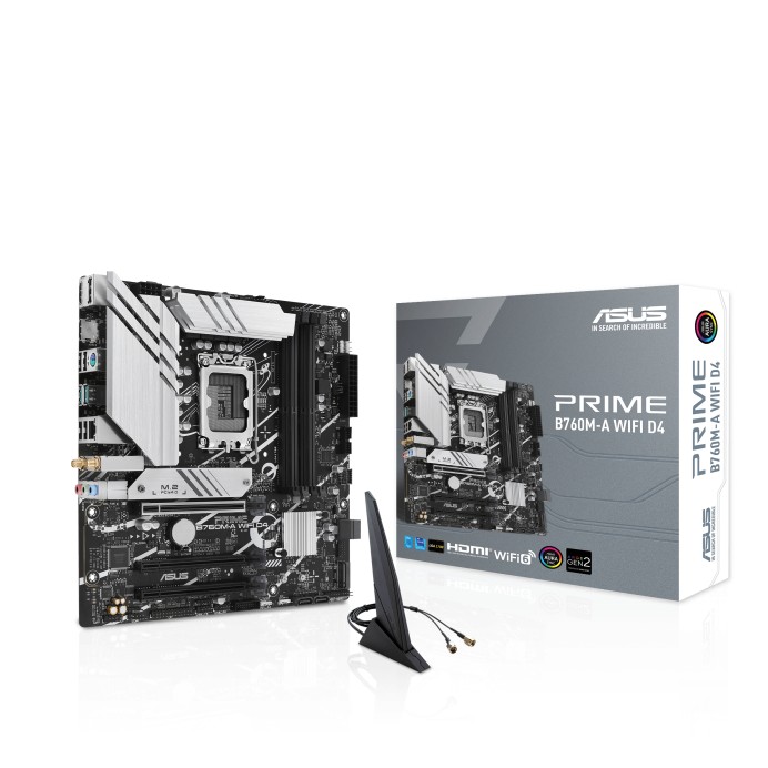 Материнская плата ASUS PRIME B760M-A WIFI D4 / 1700 / B760 / DDR4 / mATX photo 1