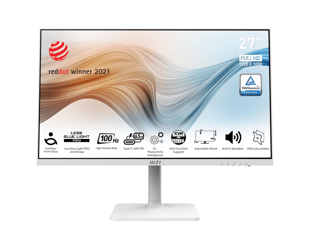 27.0” Монитор MSI Modern MD272XPW/ 1ms/ White photo 1