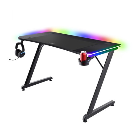 Игровой RGB-Стол Trust GXT 710 LUMINUS PRO, Black photo 2