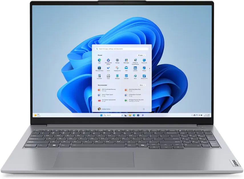 Laptop 16” Lenovo IdeaPad Slim 3 16AHP10/  WUXGA/ AMD Ryzen AI 5 8640HS/ 16GB/ 512GB SSD/ Luna Grey photo 1