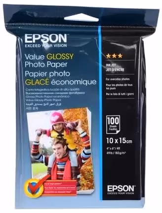 Hartie Foto Epson Value Glossy / 10x15cm / 100sheets