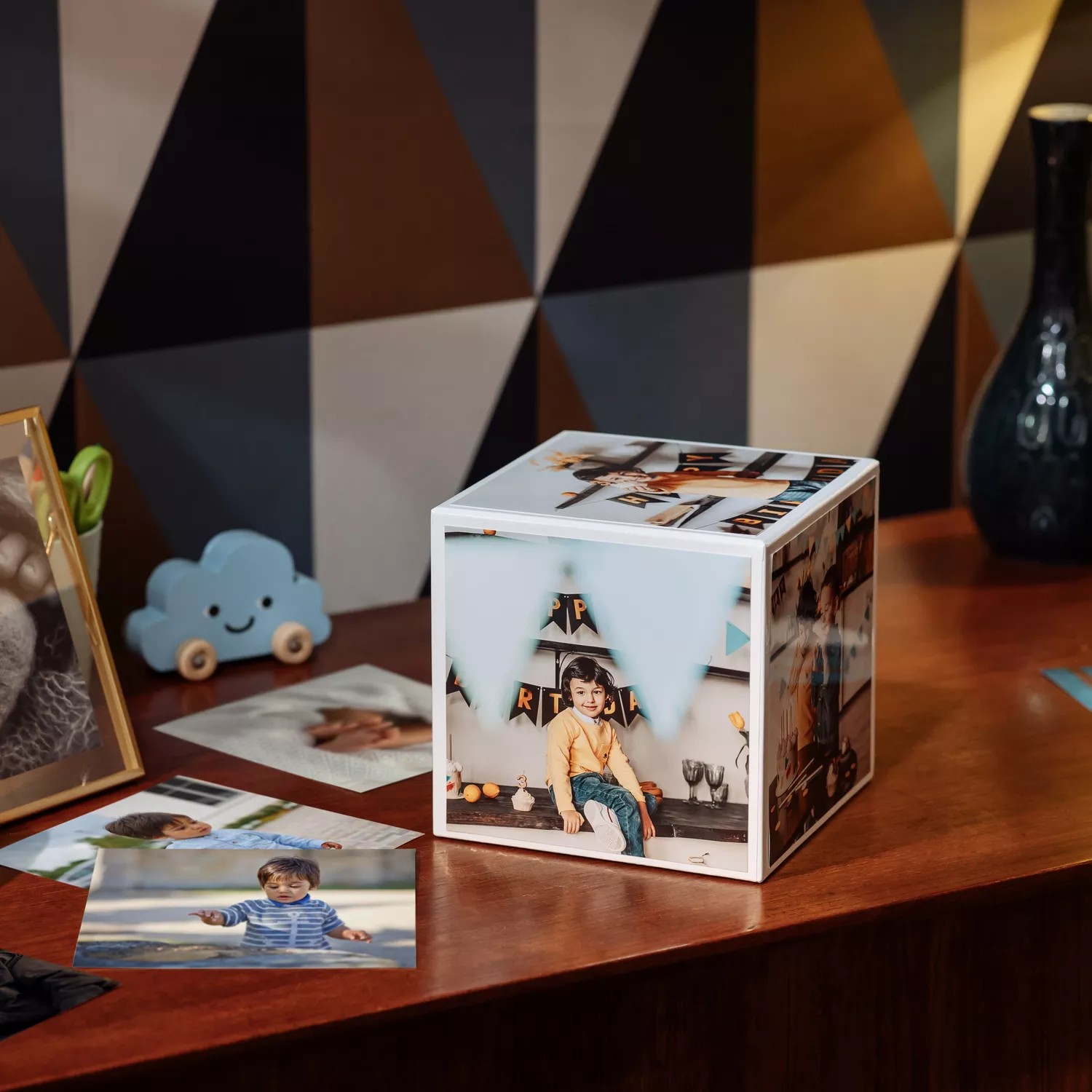 Фотокуб и рамка Canon Photo Cube Creative Pack- PP-201 5x5” Фото бумага Plus Glossy II (40 Sheets) + Фото Рамка photo 5