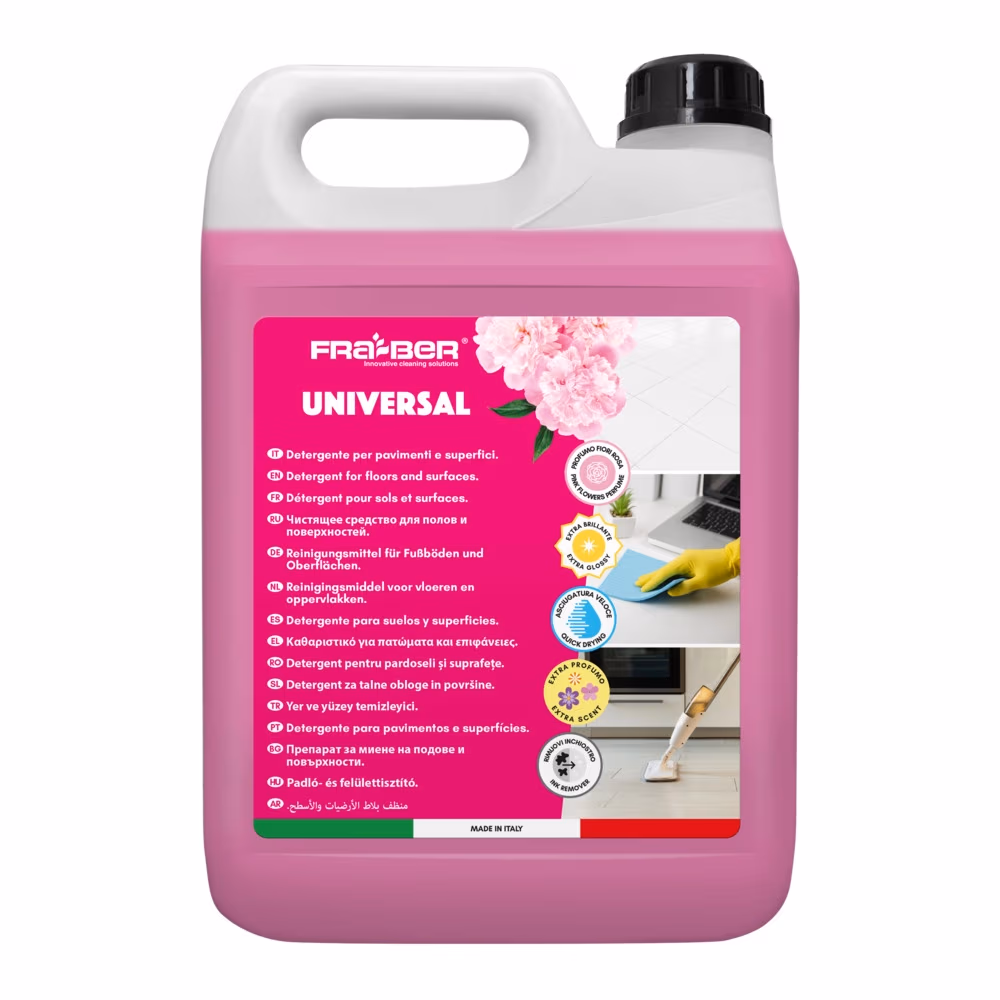Detergent pentru pardosele si suprafete PINK FLOWERS 4,54L 