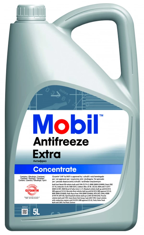 Antifreeze Mobil M-Antifreeze Extra 5L photo 1 Antifreeze Mobil M-Antifreeze Extra 5L photo 1