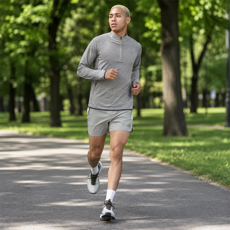 Sorti de bărbați Nike M NK DF SECONDSUNRISE 5BF SHRT S Gri photo 7