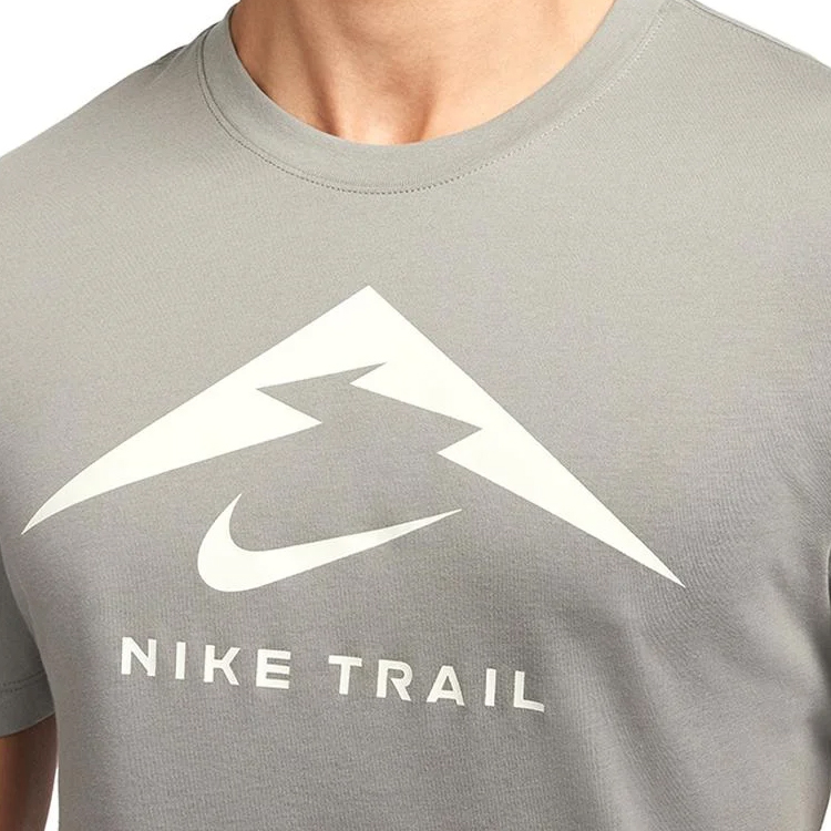 Футболка мужская Nike M NK DF TEE TRAIL LOGO XL Серый photo 2