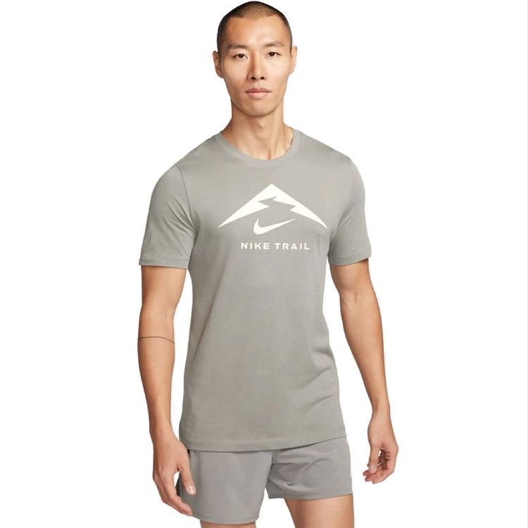 Футболка мужская Nike M NK DF TEE TRAIL LOGO XL Серый photo 5