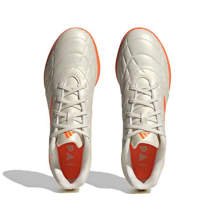 Ghete pentu fotbal Adidas COPA PURE.3 TF pt Barbati / 44.5 / Bej-oranj photo 2
