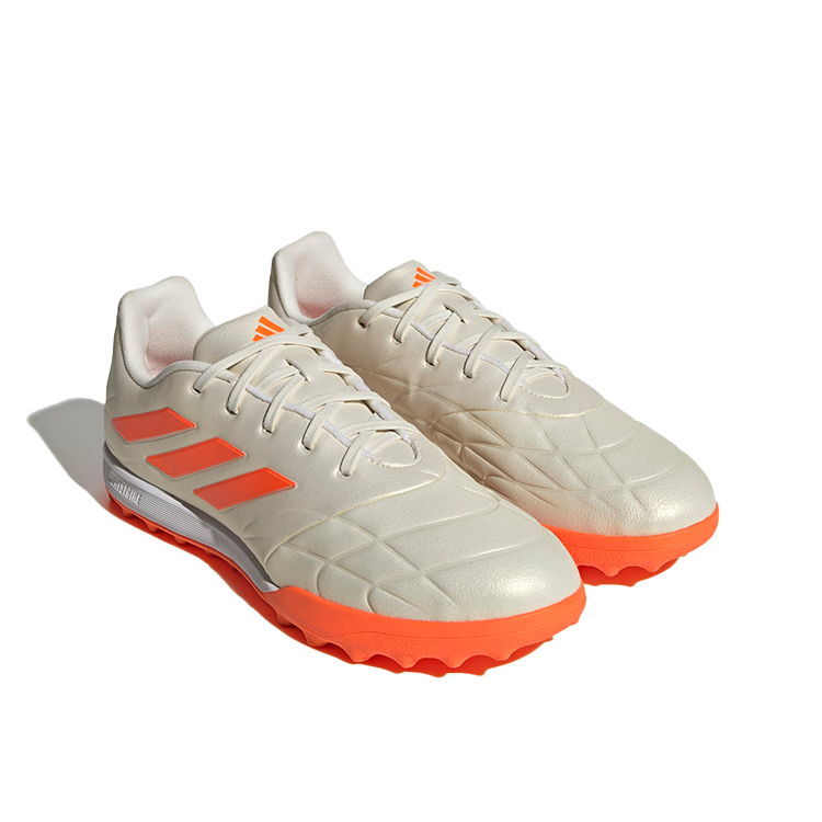 Ghete pentu fotbal Adidas COPA PURE.3 TF pt Barbati / 44.5 / Bej-oranj photo 4