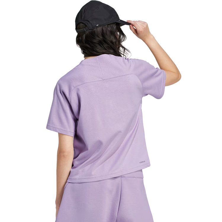 Tricou Adidas W Z.N.E. TEE XXS Violet Femei photo 6
