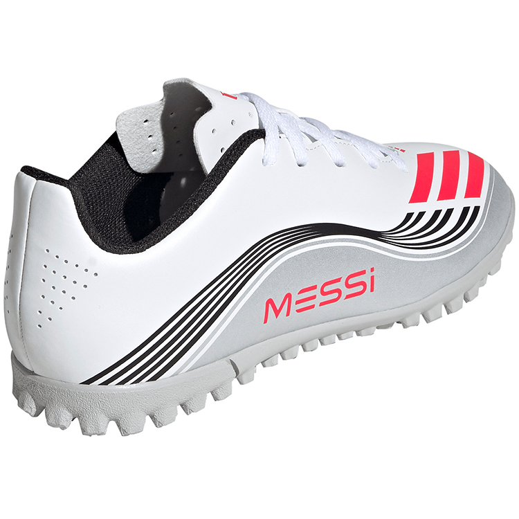 Ghete pentu fotbal Adidas F50 MESSI CLUB TF J pt Barbati / 31.5 / Alb photo 10