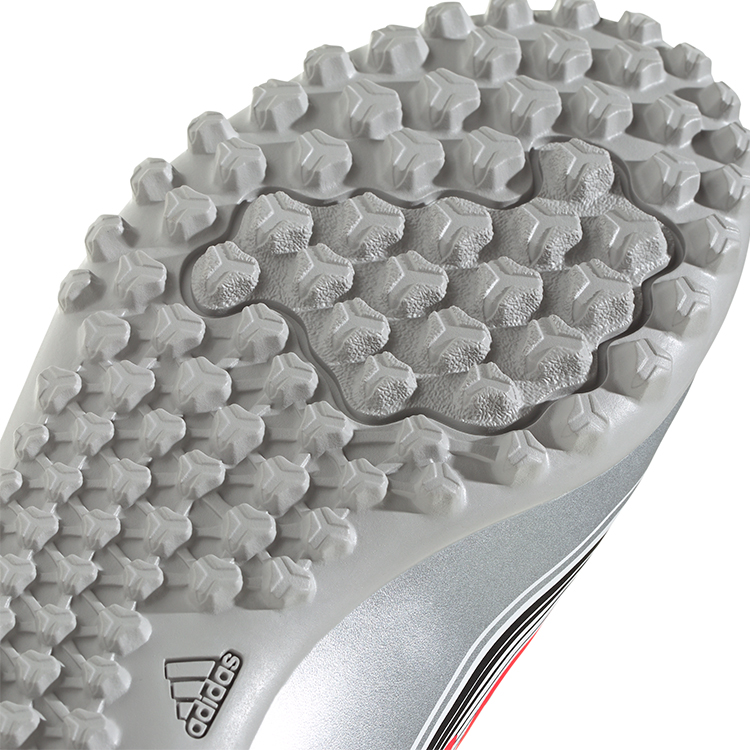 Ghete pentu fotbal Adidas F50 MESSI CLUB TF J pt Barbati / 31.5 / Alb photo 4