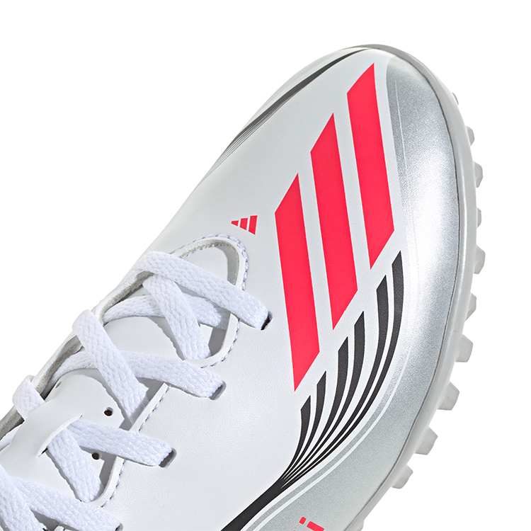 Ghete pentu fotbal Adidas F50 MESSI CLUB TF J pt Barbati / 31.5 / Alb photo 5