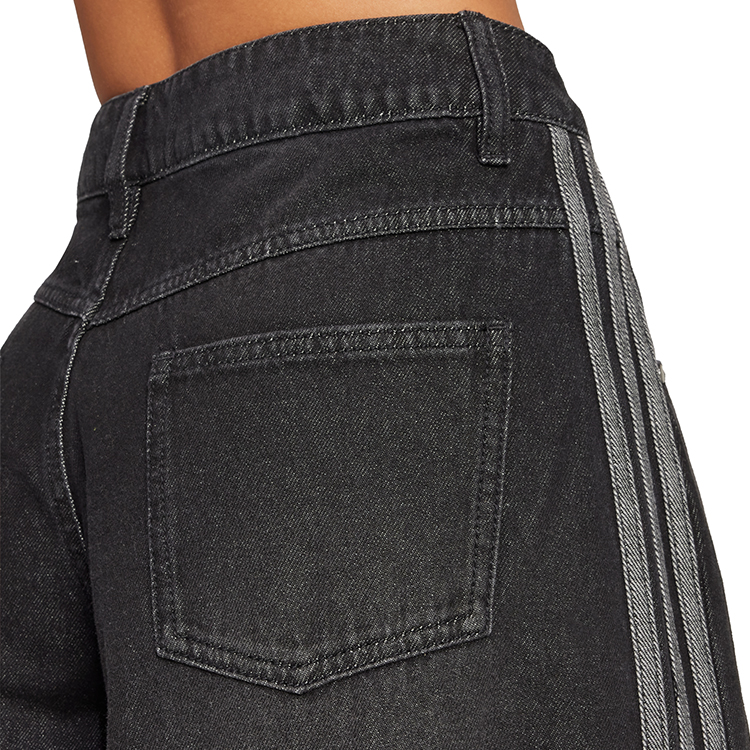 Pantaloni Adidas DENIM WIDE PANT 26-32 Negru Femei photo 4