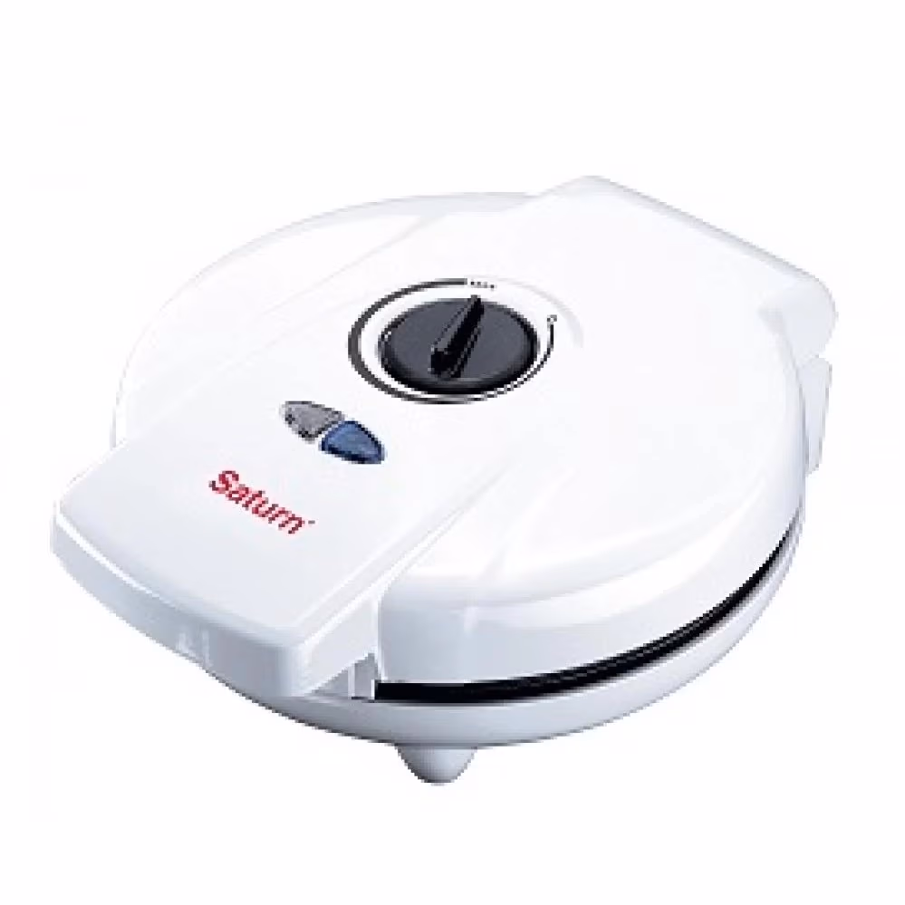 Waffle fier Saturn STEC0153, 1200 W, Alb
