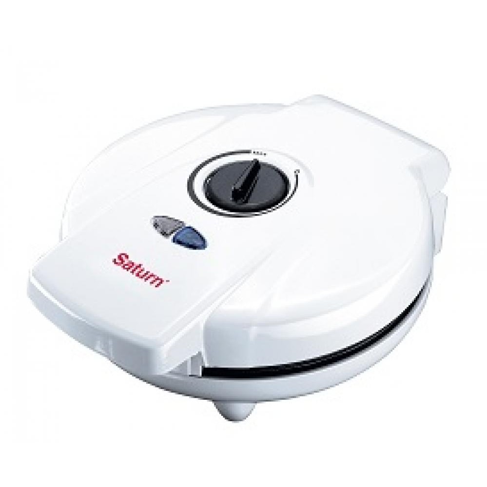 Waffle fier Saturn STEC0153, 1200 W, Alb photo 