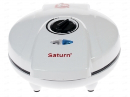 Waffle fier Saturn STEC0153, 1200 W, Alb thumbnav 4