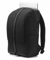15.6" NB Backpack - HP Commuter Backpack (Black), sporty zip-up backpack, Padded, air-mesh shoulder straps, A water-resistant coating on the bottom, Reflective accents for safety. thumbnav 1