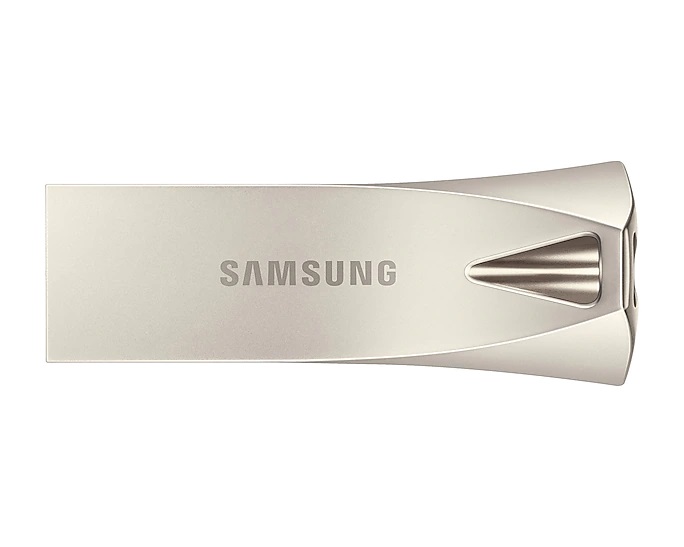 32GB USB3.1 Samsung Bar Plus, Silver, Durable zinc alloy, Metal casing is shock / water / X-Ray resistant (Read 200 MByte/s, Write 50 MByte/s) photo 1