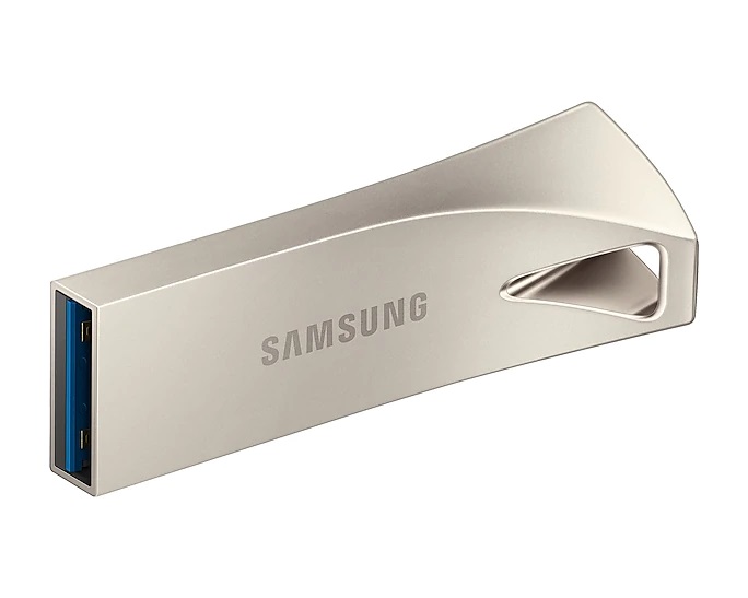 32GB USB3.1 Samsung Bar Plus, Silver, Durable zinc alloy, Metal casing is shock / water / X-Ray resistant (Read 200 MByte/s, Write 50 MByte/s) photo 4