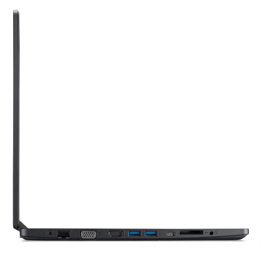 Acer Travel Mate TMP215-53 Black, 15.6" FHD IPS (Intel Core i5-1135G7, 8GB (1x8GB) DDR4, 256GB M.2 NVMe SSD + HDD Bracket, Intel Iris XE, CR, HDMI, VGA, LAN, TB4, WiFi6+BT5.1, 48Wh BT, HD Cam, FPR, Backlit KB, DOS, 1.8kg) photo 2