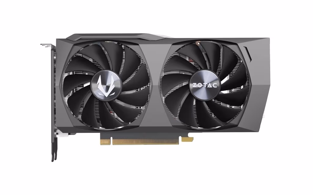 ZOTAC GeForce RTX 3050 Twin Edge OC  8GB GDDR6, 128bit, 1807/14000Mhz, Ampere, PCI-Ex 4.0, Dual Fan / IceStorm 2.0, 1xHDMI, 3xDisplayPort, Active Fan Control/ FREEZE Fan Stop, Cooper Heat pipes, FireStorm, Metal Backplate, 1x 8pin, Medium Pack