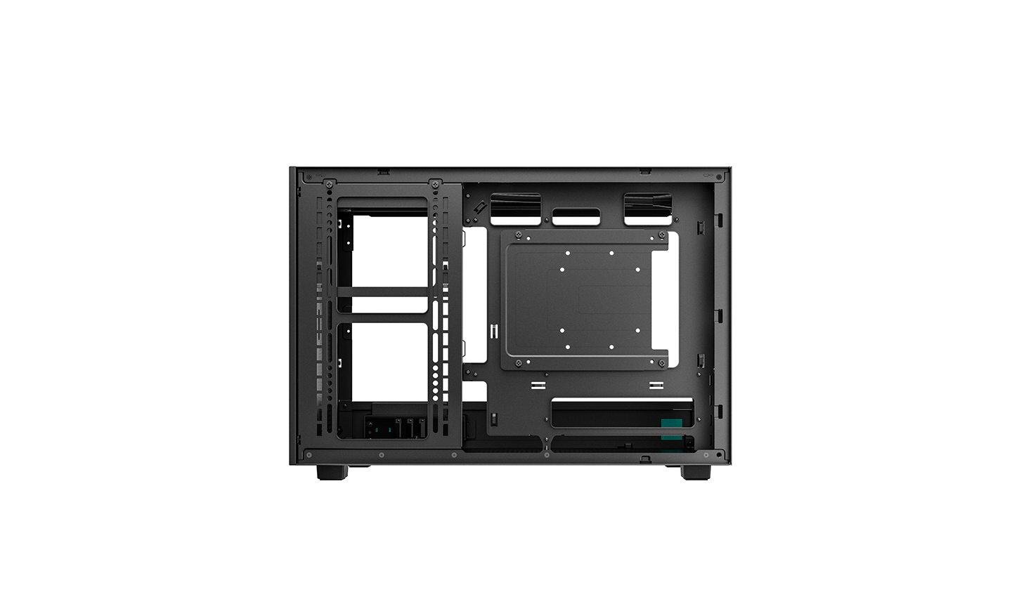 Carcasa DEEPCOOL CH260 WOOD / w/oPSU / Side-Window / mATX photo 6