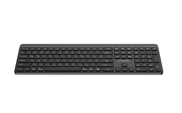 Беспроводная клавиатура Gembird KB-WPS-03-CYRL, Black photo 2