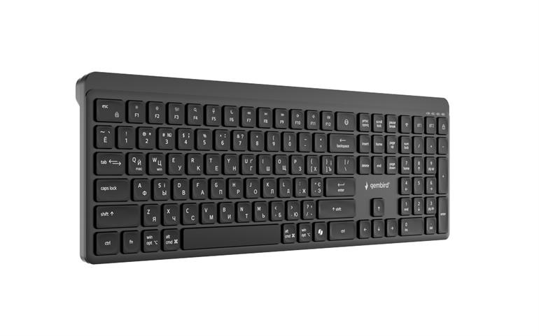 Беспроводная клавиатура Gembird KB-WPS-03-CYRL, Black photo 4