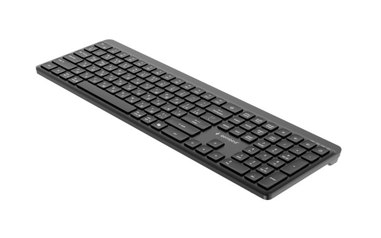 Беспроводная клавиатура Gembird KB-WPS-03-CYRL, Black photo 5