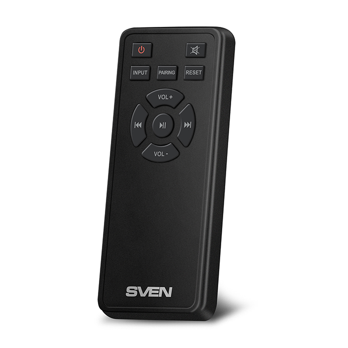 SVEN MC-30 Black,  2.0 / 2x100W RMS, D-CLASS AMPLIFIER WITH DSP, remote control, dimensions 225x255x355 mm, black, wooden. photo 6