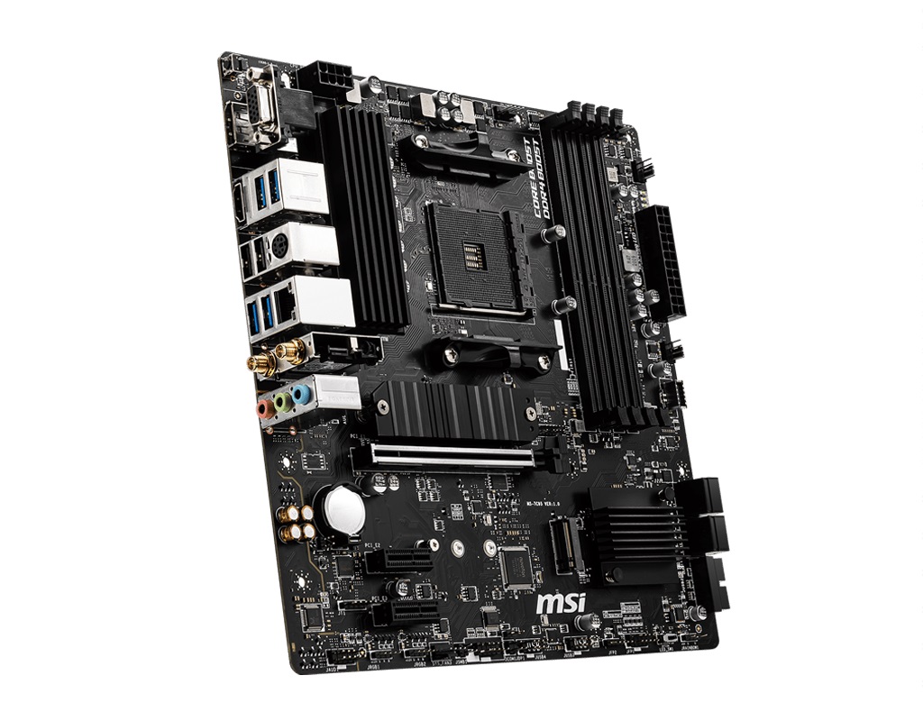 MSI B550M PRO-VDH, Socket AM4, AMD B550, Dual 4xDDR4-4400, APU AMD graphics, VGA, HDMI, DP, 1xPCIe4.0 X16, 4xSATA3, RAID, 2xM.2 Gen4.0 x4, 2xPCIe X1, ALC892 HDA, GbE LAN, 7xUSB3.2 Gen1(6xTypeA+1xTypeC), RGB Mystic Light, mATX photo 2