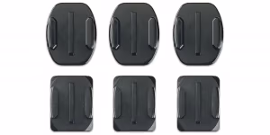 GoPro Suporturi adezive curbate + plate - Suport GoPro adeziv, 3x adezivi plati, 3x adezivi curbati - compatibil cu toate camerele GoPro