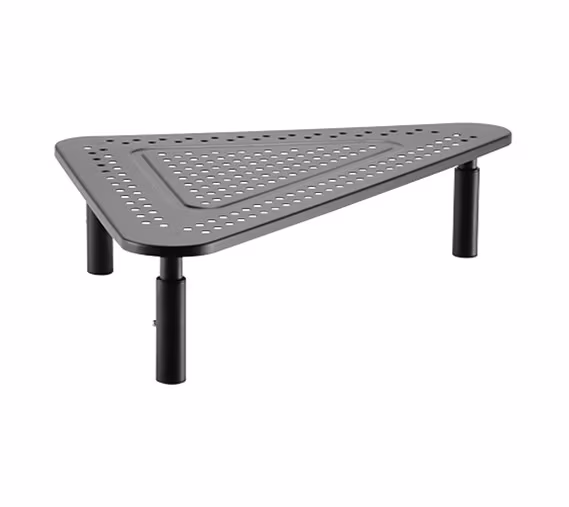Gembird MS-TABLE-02,  Adjustable monitor stand (triangle), 20 kg, 500 x 285 x 120 mm, Height range: 100/120/140 mm 