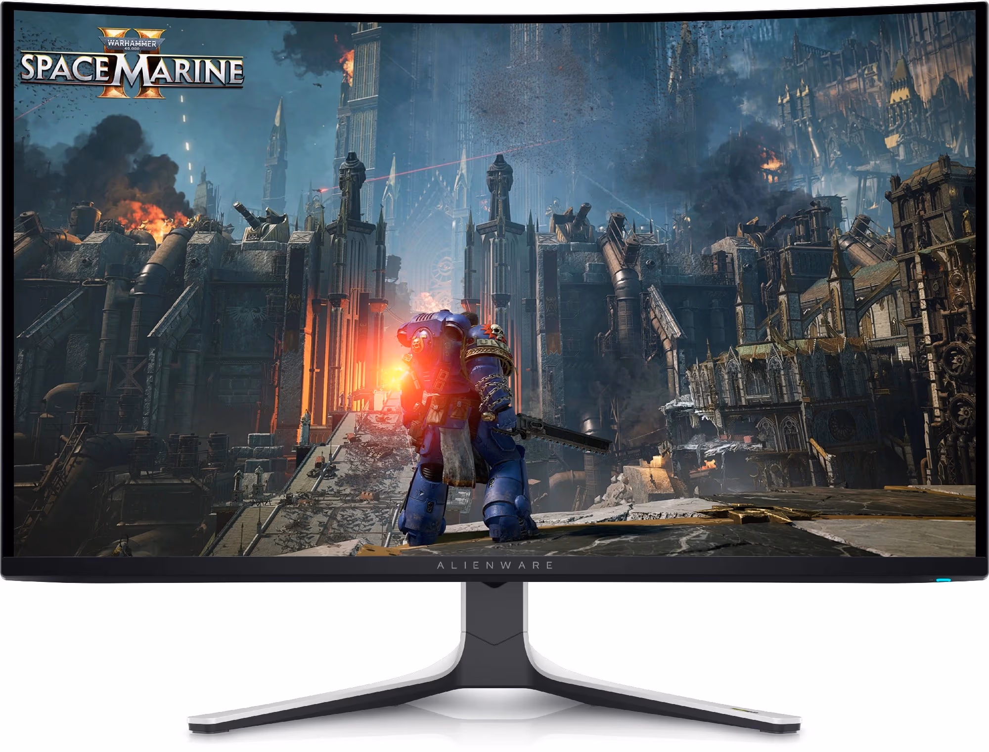 31.6” Monitor Gaming DELL  Alienware AW3225QF/ Curved/ OLED Quantum Dot/ 0.03 ms/ 240Hz/ Black/White