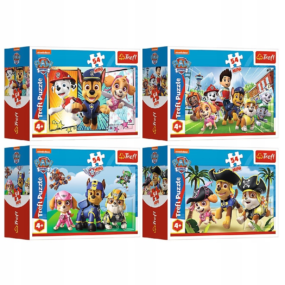 Trefl Puzzles 54200 54 мини - Будь как Щенячий патруль ассорт. photo 1 Trefl Puzzles 54200 54 мини - Будь как Щенячий патруль ассорт. photo 1