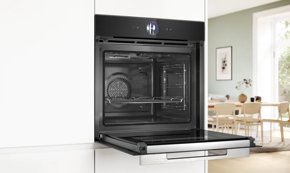 Встраиваемый духовой шкаф Bosch HBG7764B1DE / 71 л. / A+ / Черный photo 4