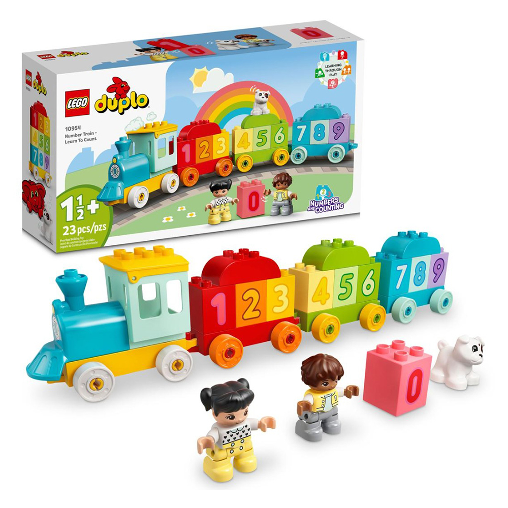 Constructor Lego Duplo Number Train - Learn To Count 10954 de la 1.5+ ani photo 2